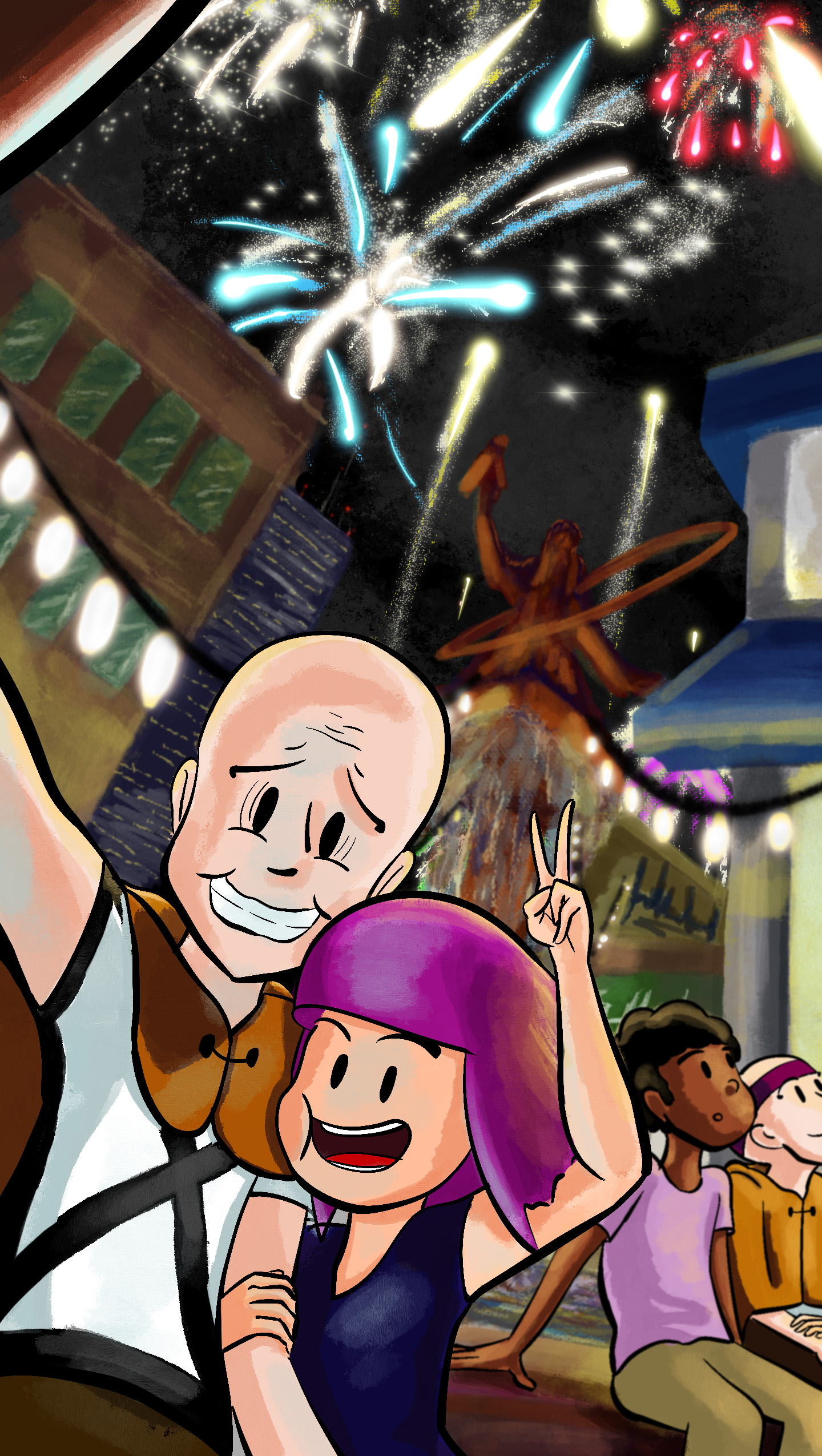 Inoma's Awkward Selfie at the Festival (Summer 2024)