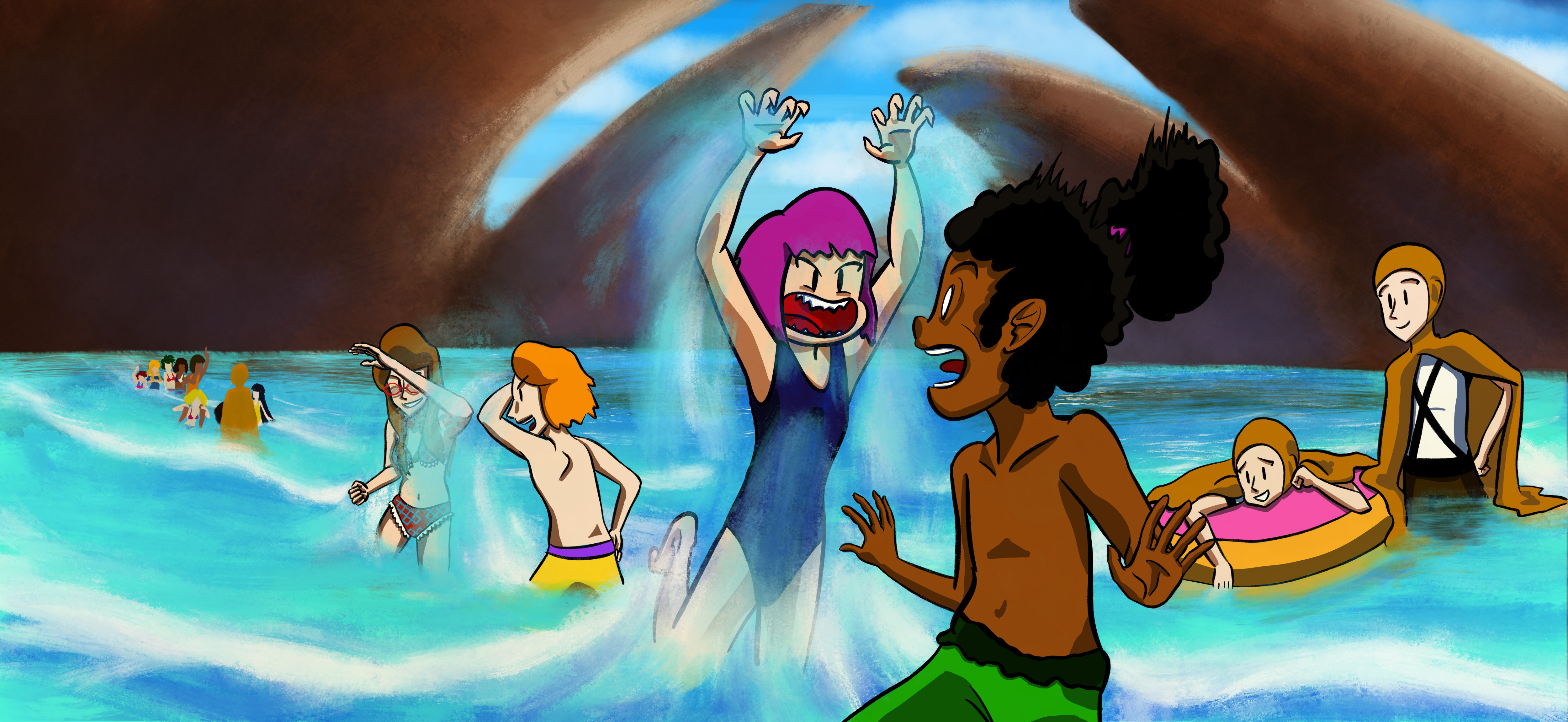 Umalna and Her Friends Beach Time Fun (Summer 2018)